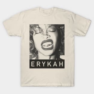 Erykah Badu - Pencil Drawing Style T-Shirt